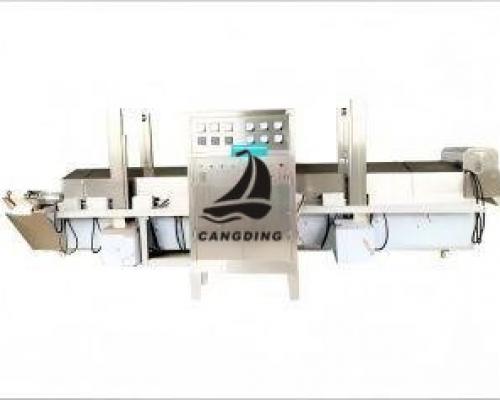 Continuous frying machine