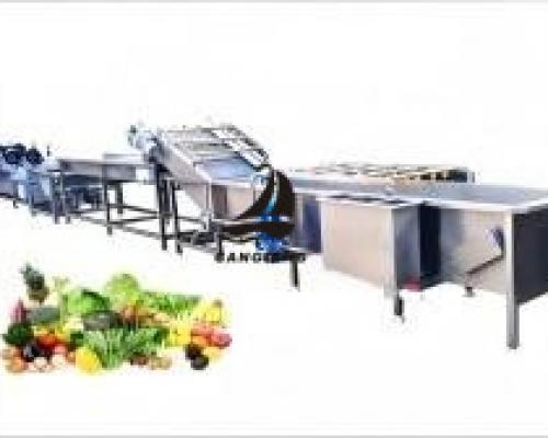 Frozen vegetables line