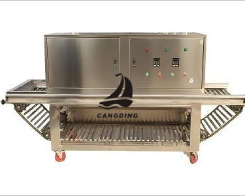 Onion peeling machine